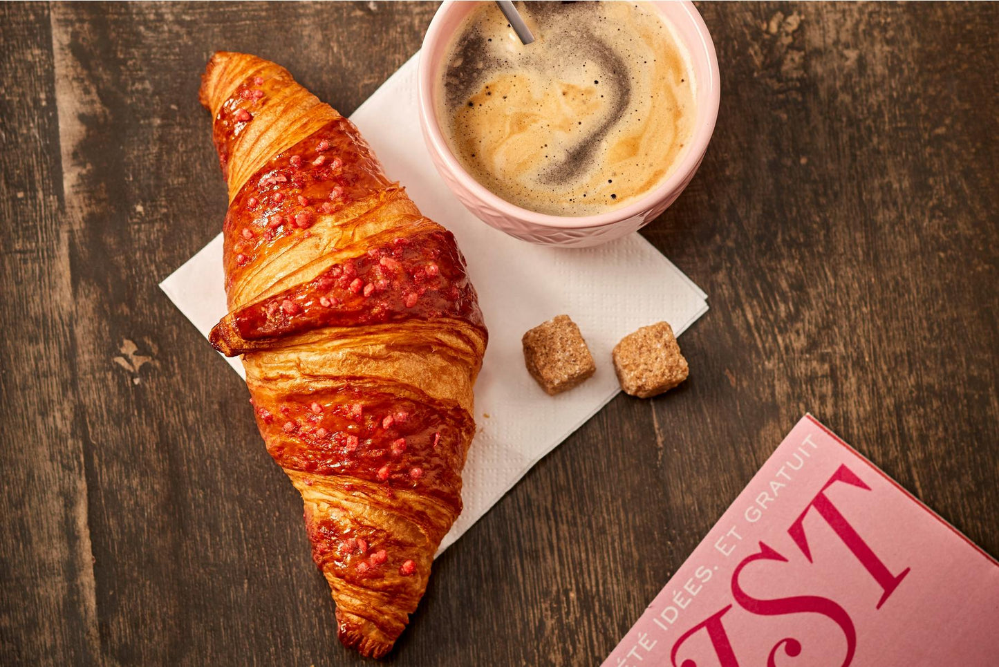 Vegan Raspberry Croissant