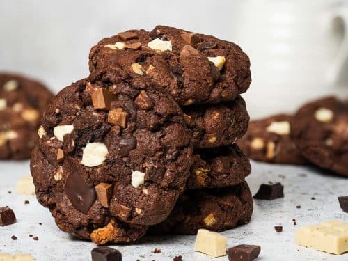 Large Triple Chocolate Chunk Cookie