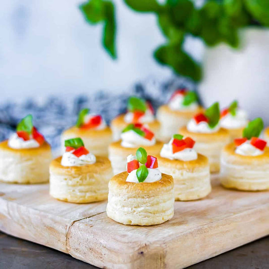 Retro style vol-au-vents
