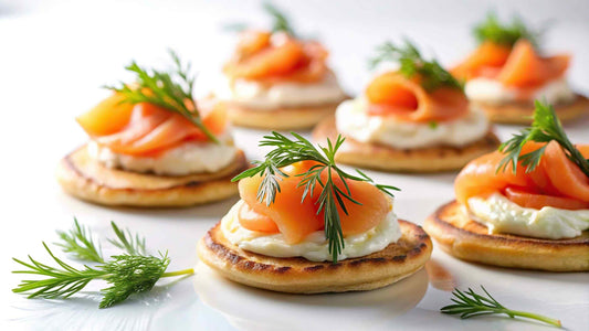 Smoked Salmon, dill & 'Philadelphia' cream cheese blini